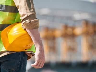 Worker at Construction Site